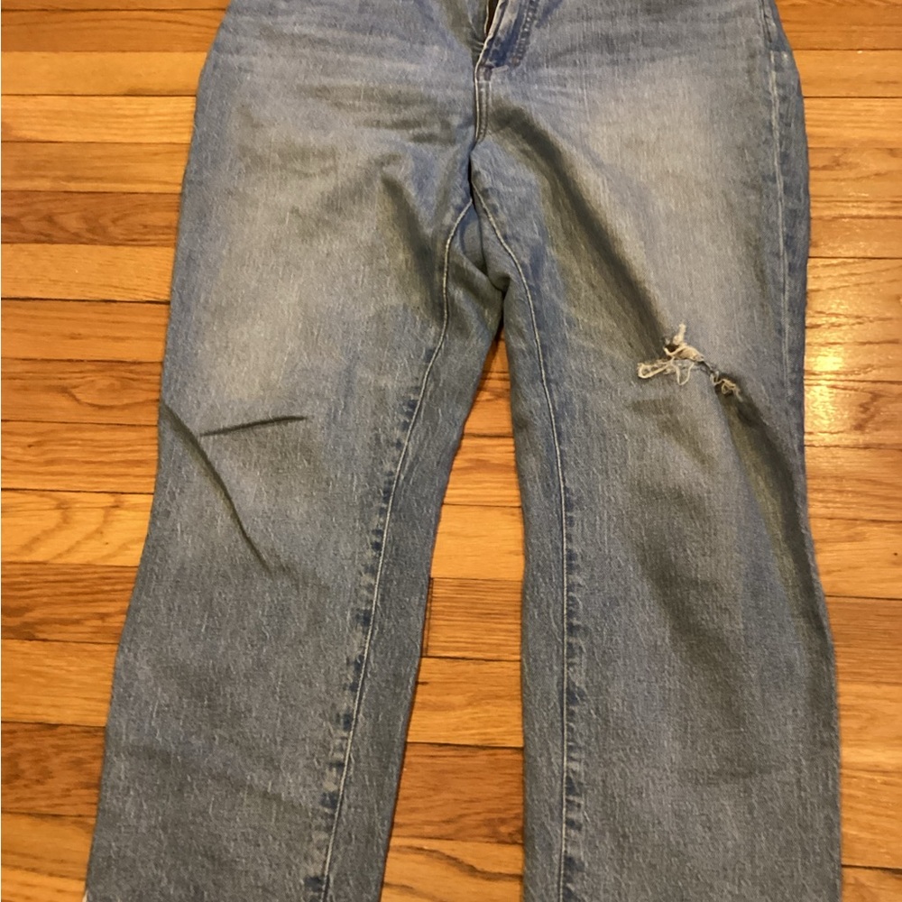 32 Madewell Perfect Vintage Jean High Rise Slightly Distressed